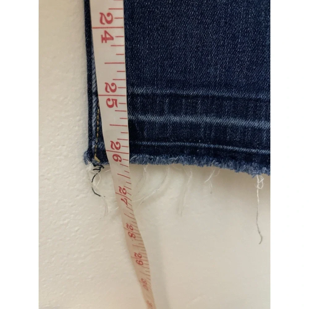 VERONICA BEARD Carolyn 10" Baby Boot Dark Vintage Patch Pocket Kick Flare Jean27 - Picture 13 of 14